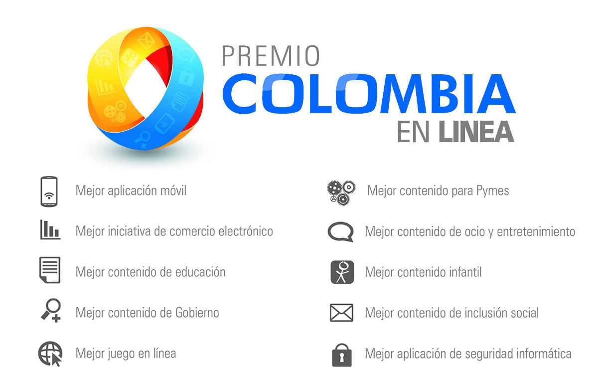 Los ganadores de los premios Colombia en línea son...